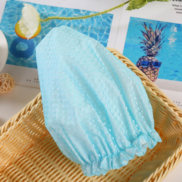 Waterproof Bath Hat Thickened Waterproof And Oil Fume Cap