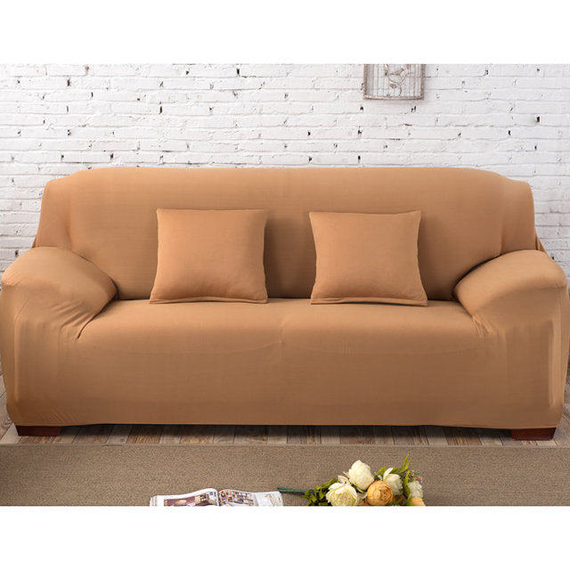 Solid Sofa Cover Stretch Tight Wrap