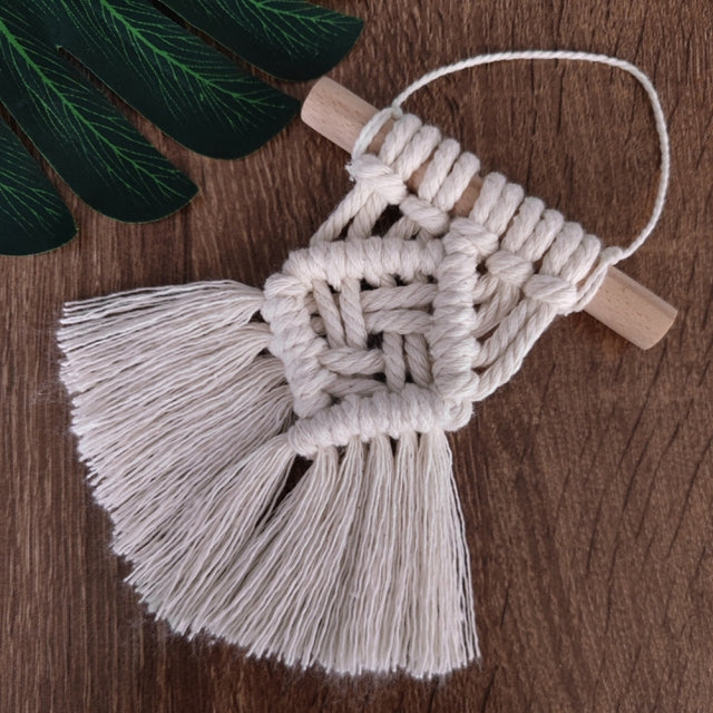 Bohemia Handwoven Macrame Tapestry with Tassels