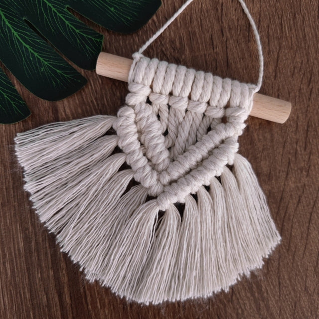 Bohemia Handwoven Macrame Tapestry with Tassels