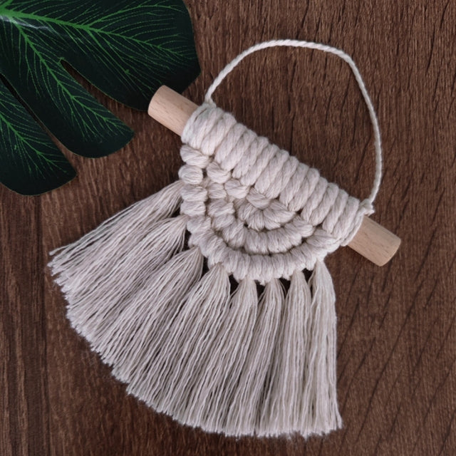 Bohemia Handwoven Macrame Tapestry with Tassels – Delia's Store