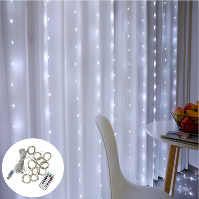 3M LED Curtain Fairy Lights