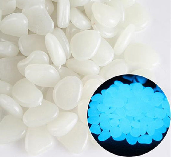 Glow in the Dark Garden Pebbles Luminous Stones