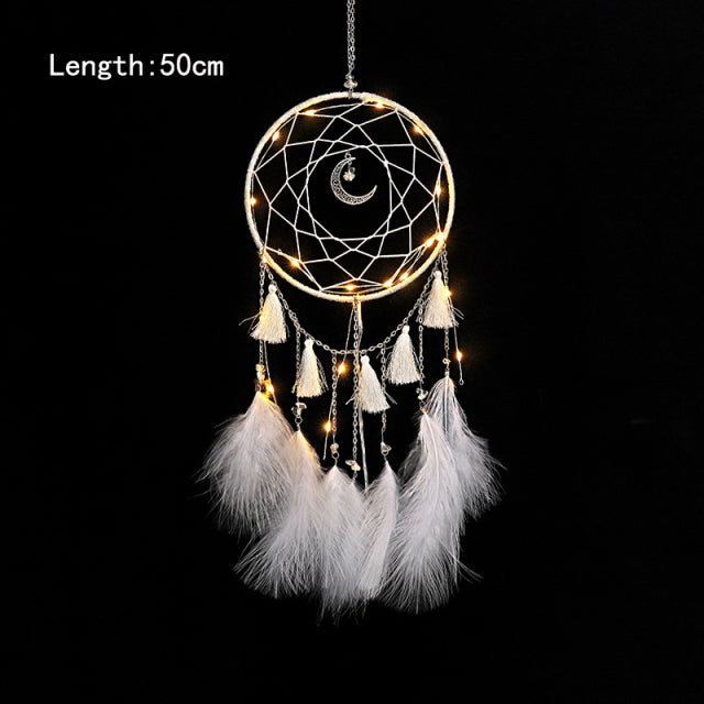 Girl Dream Catcher Wind Chimes Home Hanging Dreamcatcher